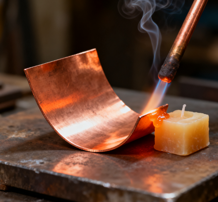 Copper parts with good corrosi
